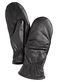 Charter Club Women's Leather Mittens, Created for Macy's