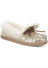 Charter Club Dorenda Womens Faux Leather Moccasin Slippers