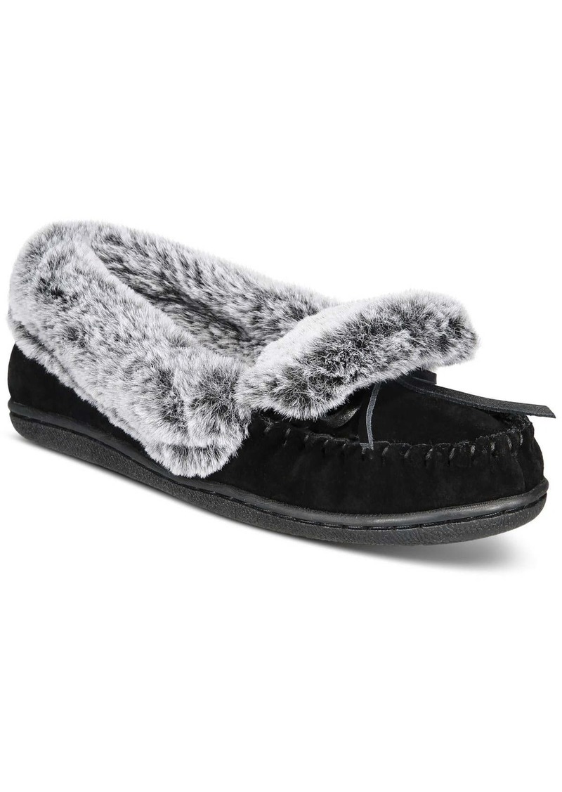 Charter Club Dorenda Womens Faux Suede Round Toe Moccasins