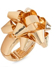 Charter Club Holiday Lane Gold Bow Statement Stretch Ring, Created for Macy's