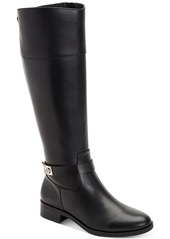 Charter Club Johannes Womens Leather Tall Knee-High Boots