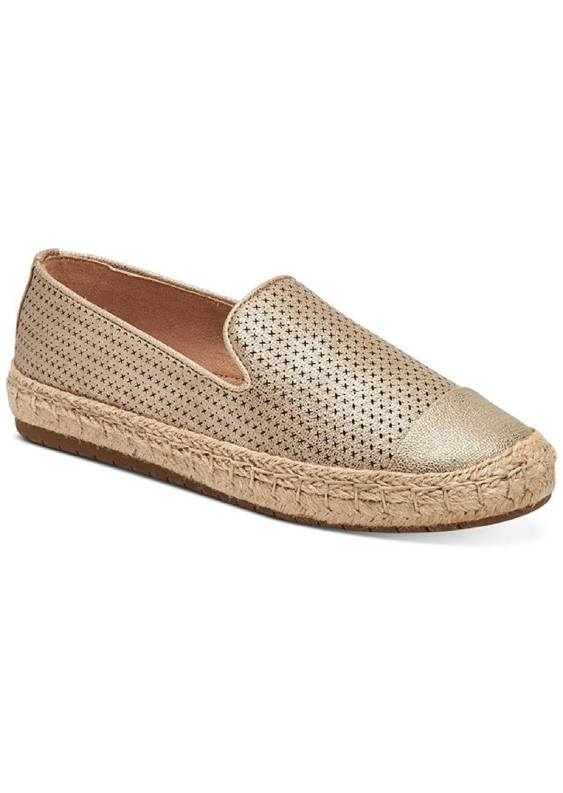 Charter Club Jonii Womens Faux Leather Laser Cut Espadrilles