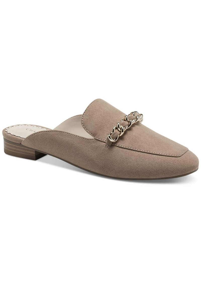 Charter Club Kari Womens Faux Suede Chain Mules