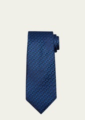 Charvet Men's Geometric Jacquard Silk Tie