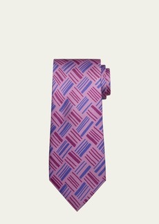 Charvet Men's Printed Silk Tie
