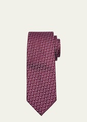 Charvet Men's Silk Jacquard Geometric Tie
