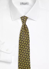 Charvet Geometric Shaded Stripe Silk Jacquard Tie