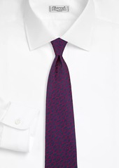Charvet Neat New Paisley Vine Silk Tie