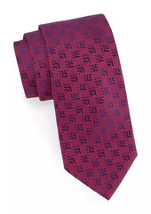 Charvet Shaded Cube Silk Jacquard Tie