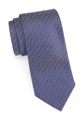 Charvet Vine Jacquard Silk Tie