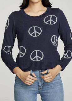 Chaser all Over Peace Instaria Sweater In Avalon