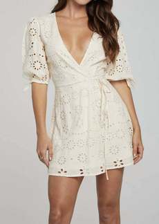 Chaser Cassia Mini Dress In Ivory