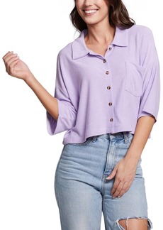Chaser Button-Down Crop Top