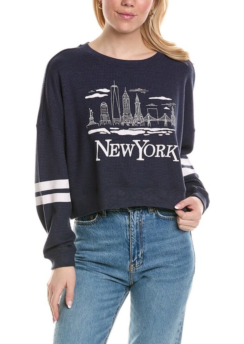 Chaser New York Skyline Thermal Pullover