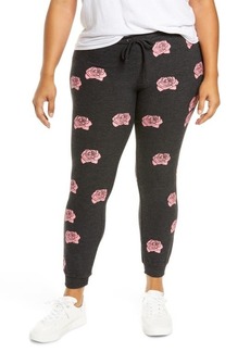 Chaser Roses Joggers in Black at Nordstrom