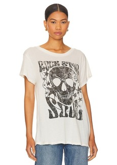 Chaser Skull And Flowers Tee