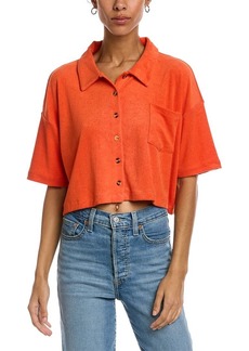 Chaser Terry Cloth Cropped Top