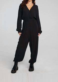 Chaser Colette Jumpsuit In Shadow