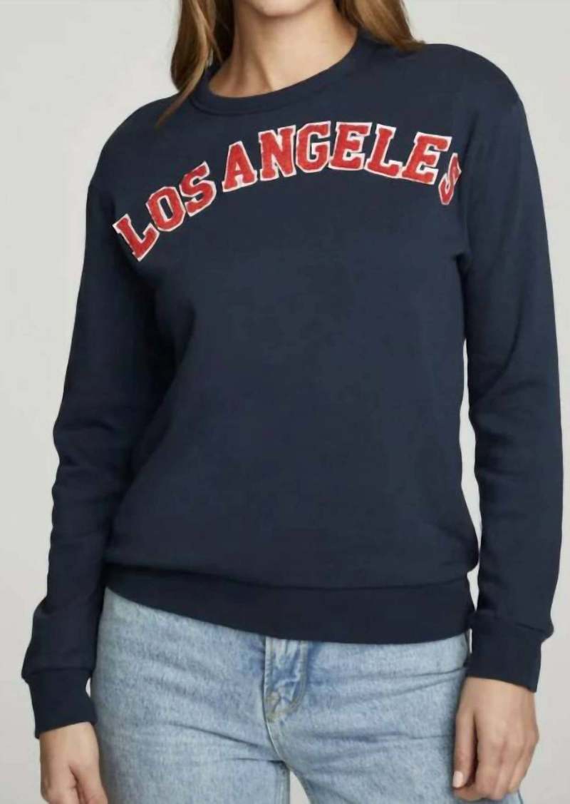 Chaser Los Angeles Sweatshirt In Total Eclipse