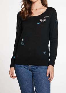 Chaser Love Sweater In Black