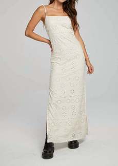 Chaser Palisades Maxi Dress In Gardenia