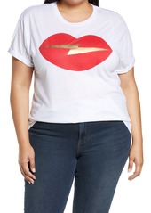 Plus Size Women's Chaser Lips Graphic Tee