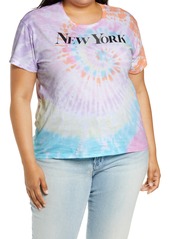 Chaser New York Tie Dye Graphic Jersey Tee