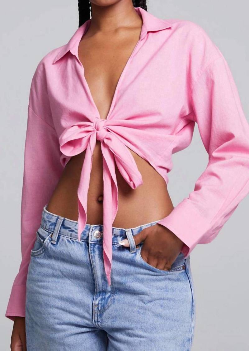 Chaser Portofino Top In Rosewater Pink
