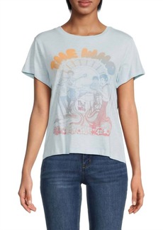 Chaser The Who Retro Band Tee In Tide Blue