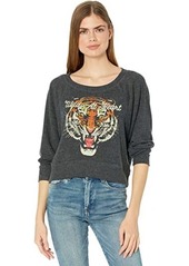 Chaser "Wild at Heart" Love Knit Drop Shoulder Pullover