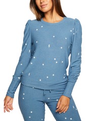 Chaser Puff Shoulder Cozy Knit Sweatshirt in St. Croix at Nordstrom
