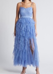 Chelsea28 Corset Lace & Tulle Gown