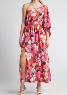 Chelsea28 Floral One-Shoulder Maxi Dress