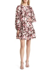 Chelsea28 Floral Tiered Long Sleeve Dress