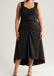 Chelsea28 Ruched High-Low Maxi Dress