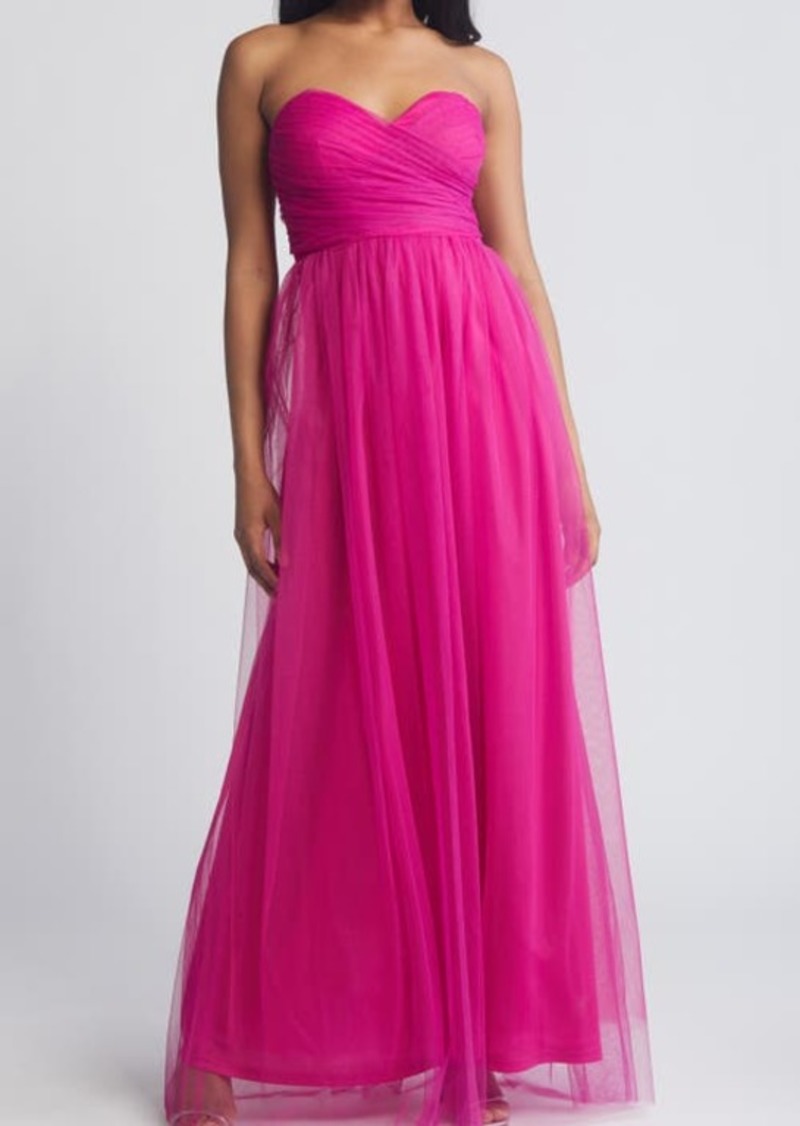 Chelsea28 Strapless Tulle Gown