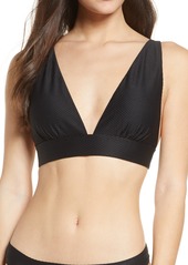 Women's Chelsea28 Textured Plunge Bikini Top