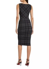 Chiara Boni La Petite Robe Adlia Plaid Cocktail Dress