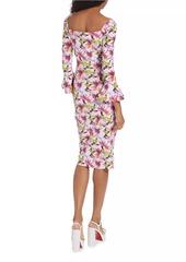 Chiara Boni La Petite Robe Astra Floral Cocktail Dress