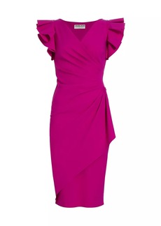 Chiara Boni La Petite Robe Beaurisse Ruffled Sheath Dress