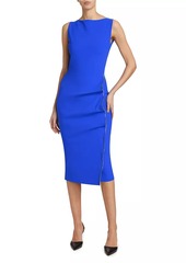 Chiara Boni La Petite Robe Branka Zipper Cocktail Dress