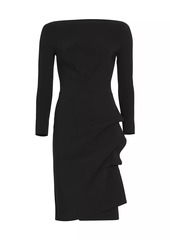 Chiara Boni La Petite Robe Cassandre Wrap-Effect Boatneck Dress