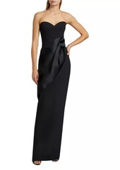 Chiara Boni La Petite Robe Chrysshui Ra Satin-Jersey Strapless Gown