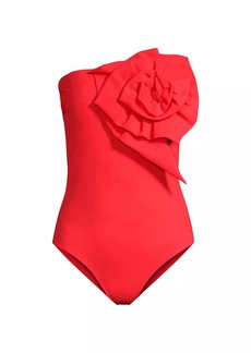 Chiara Boni La Petite Robe Cotefta Strapless One-Piece Swimsuit