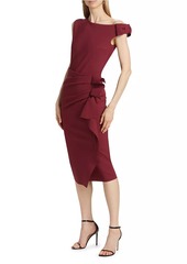 Chiara Boni La Petite Robe Eprom Gathered Cocktail Dress