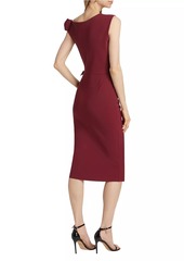 Chiara Boni La Petite Robe Eprom Gathered Cocktail Dress