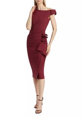 Chiara Boni La Petite Robe Eprom Gathered Cocktail Dress