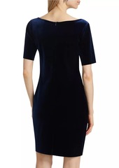 Chiara Boni La Petite Robe Ericah Velvet Bow Cocktail Dress