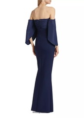 Chiara Boni La Petite Robe Fumiko Off-The-Shoulder Gown