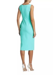 Chiara Boni La Petite Robe Goro Boatneck Midi-Dress